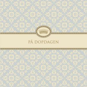 Kort "På Dopdagen"(ljusblå)